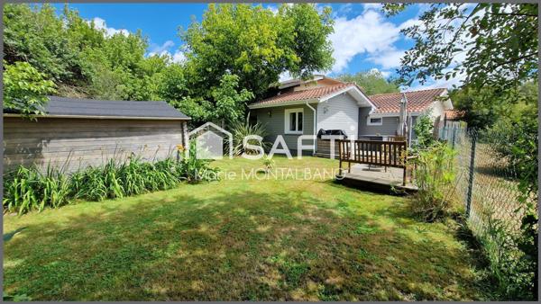 Maisonnette 87m2 avec jardin au calme et atypique.