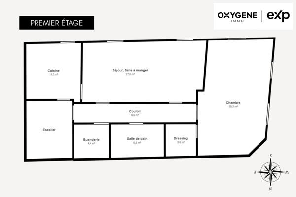 Immeuble de rapport en pleine propriété – 275 m² + combles