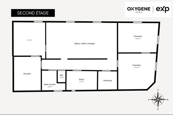 Immeuble de rapport en pleine propriété – 275 m² + combles