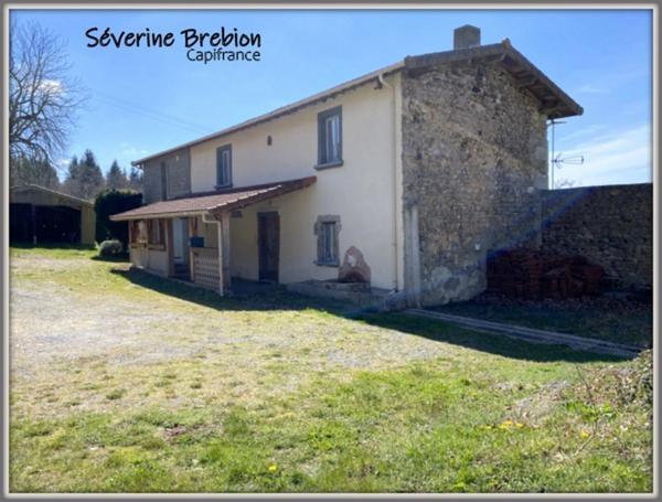 Maison à vendre 4 chambres, garage, terrain petit étang, VISCOMTAT (63)