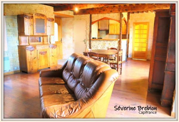 Maison à vendre 4 chambres, garage, terrain petit étang, VISCOMTAT (63)
