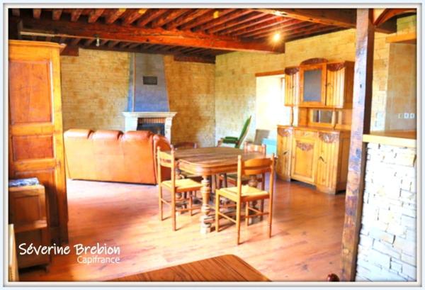Maison à vendre 4 chambres, garage, terrain petit étang, VISCOMTAT (63)