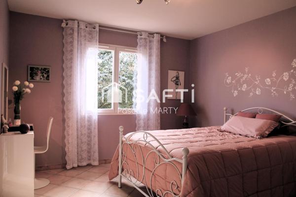 Villa T4 sous sol complet et piscine sur 2500m²