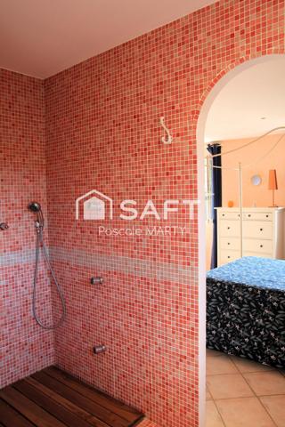 Villa T4 sous sol complet et piscine sur 2500m²