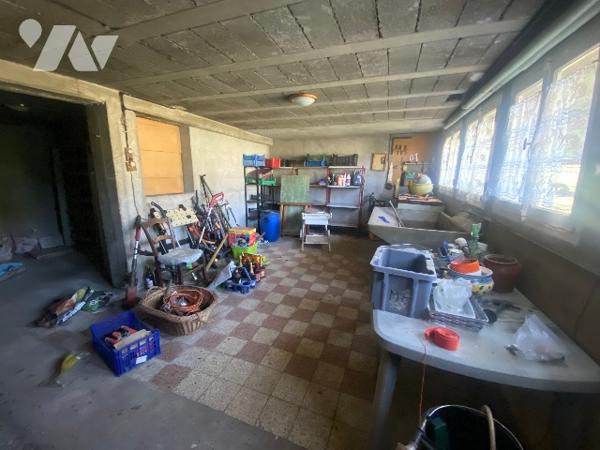 Maison à rénover de 75m² env sur sous-sol de 75m² env, terrain de 602m²