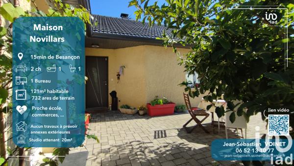 Maison à vendre 6 pièces 121 m² Novillars