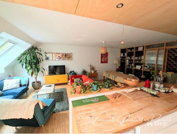Duplex t3-Terrasse – place de Parking- Île de Nantes