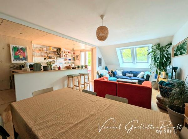 Duplex t3-Terrasse – place de Parking- Île de Nantes