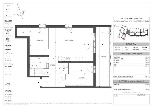 ST PHILBERT DE GRAND LIEU - LE CLOS ST FRANCOIS - T3