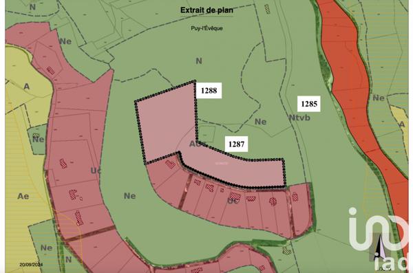 Terrain à vendre 247 635 m² Puy-l'Évêque