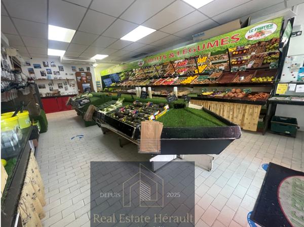 Prades-le-Lez (34730) À VENDRE : Primeur Fruits/Légumes Epicerie Alimentation générale Superette Cave à vins Traiteur Fromager ... F