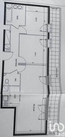 Appartement à vendre 3 pièces 63 m² Bezons