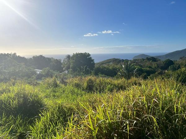 Terrain aux Anses d'Arlet - Vue mer