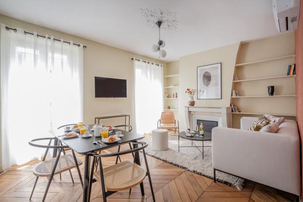 location 3 pieces 50m2 meublé - triangle d'or