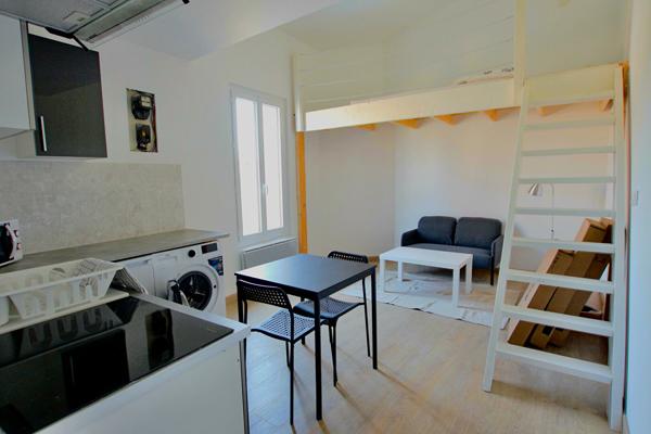 Appartement T1 meublé à louer à Bordeaux Nansouty - Réf 7589-4-loc