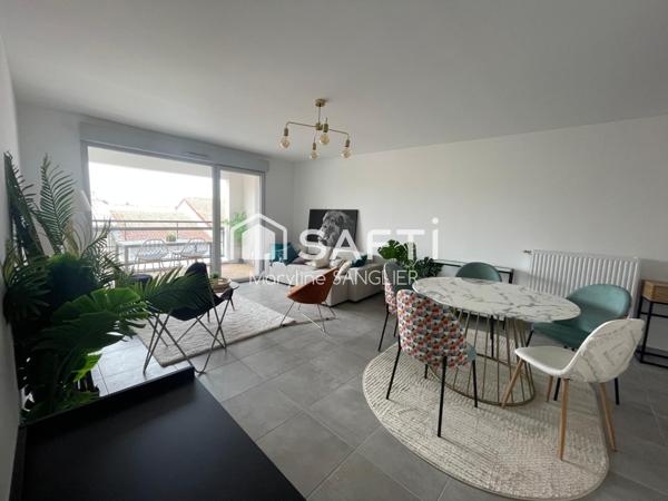 T2 neuf livré au coeur du village avec balcon