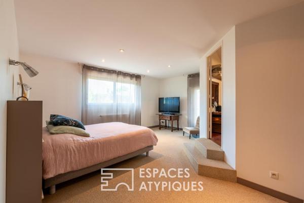 Authentique grange revisitée avec élégance et modernité