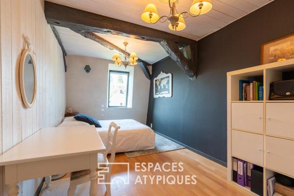 Authentique grange revisitée avec élégance et modernité