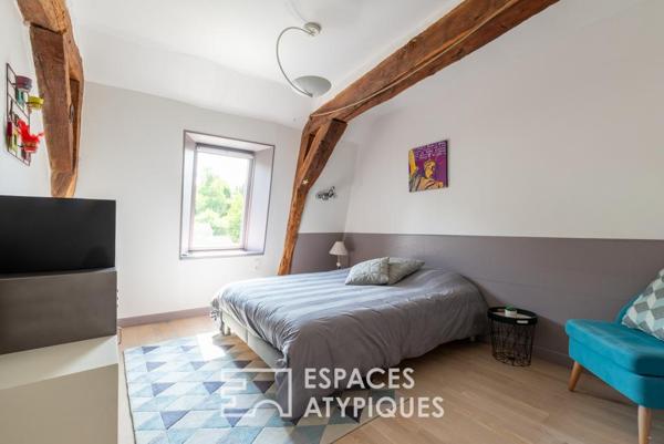 Authentique grange revisitée avec élégance et modernité