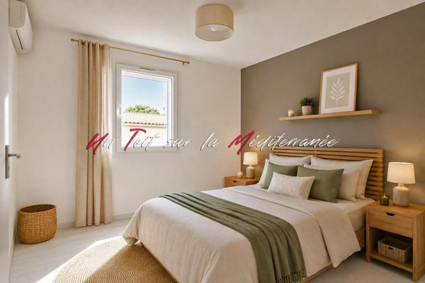 Appartement type 2 de 51m2 avec balcon et cave à Fréjus