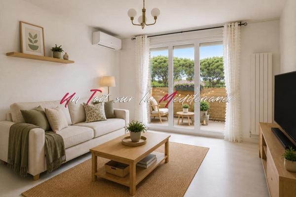 Appartement type 2 de 51m2 avec balcon et cave à Fréjus