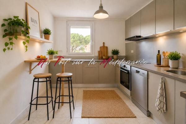Appartement type 2 de 51m2 avec balcon et cave à Fréjus
