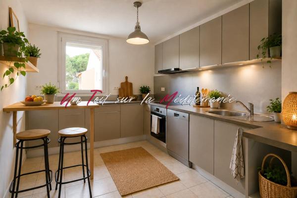 Appartement type 2 de 51m2 avec balcon et cave à Fréjus