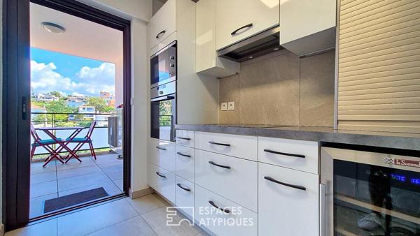 Appartement au dernier étage, à deux pas de la mer