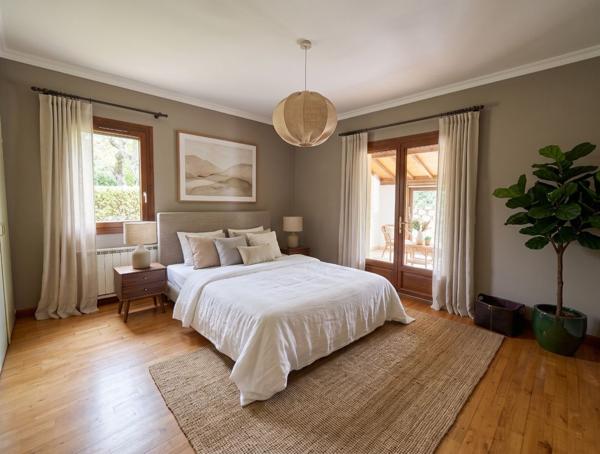 Maison familiale 4 chambres avec vue dégagée et grand terrain