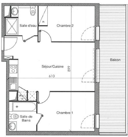 Appartement T3 en vente à Toulouse