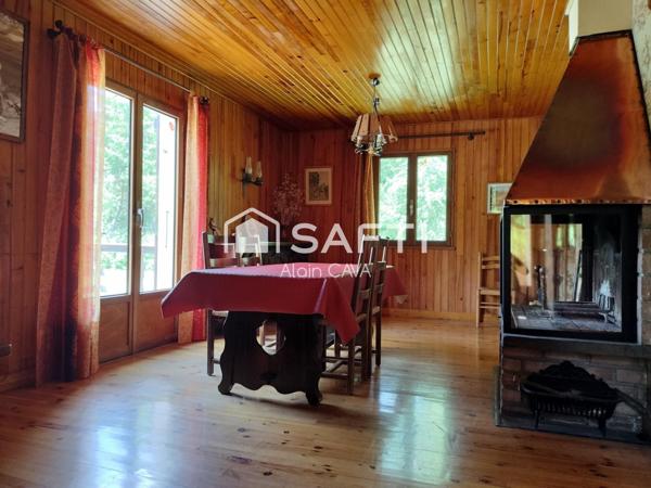 Chalet de 85 m² avec abri voiture sur 2063m² de terrain avec vue dégagé