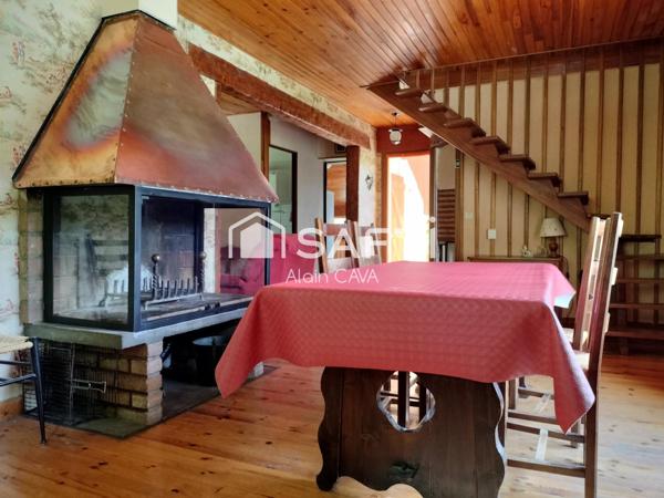 Chalet de 85 m² avec abri voiture sur 2063m² de terrain avec vue dégagé