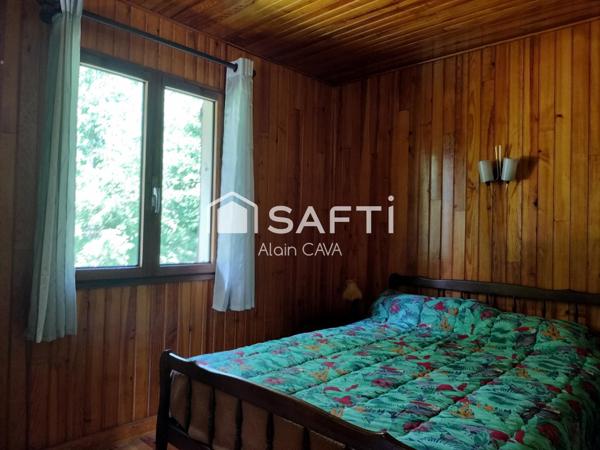 Chalet de 85 m² avec abri voiture sur 2063m² de terrain avec vue dégagé