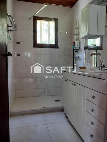 Chalet de 85 m² avec abri voiture sur 2063m² de terrain avec vue dégagé