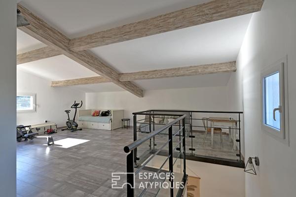 Là où le temps s’arrête, propriété de 2 maisons au coeur de la pinède