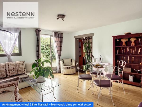 Maison familiale au coeur du centre-ville avec jardin et terrasse au calme - 3 chambres - 1 bureau - 40 mn de Paris Bibliothèque FM - 5 mn à pied école et commerces