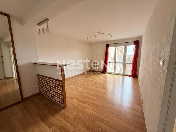Toulouse Rangueil 31400 à deux pas des Facultés , Agréable T3 de 56.45m² très bien agencé , avec petit balcon, cave et place de parking
