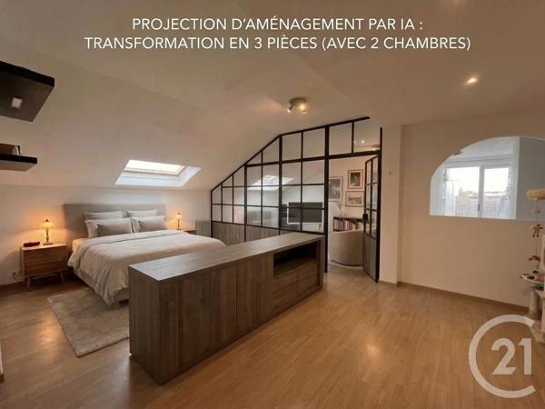 Appartement F3 à vendre  3 pièces - 62,49 m 2   MAUREPAS  - 78