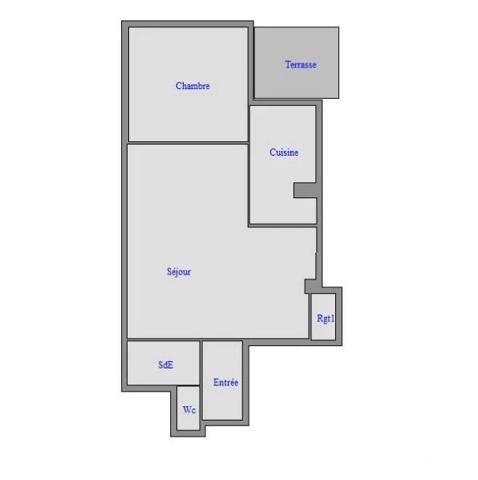 Appartement F3 à vendre  3 pièces - 62,49 m 2   MAUREPAS  - 78