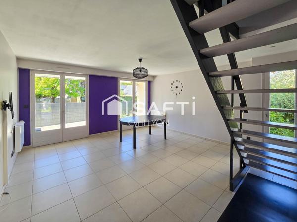 Lumineuse maison de 103 m² avec jardin et garage !