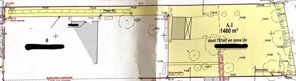 Terrain à bâtir 1460m2