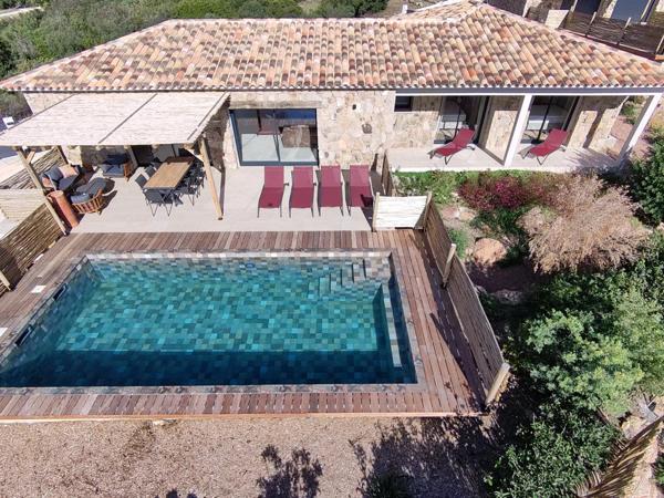 Ventiseri (20240) Magnifique Bergerie de 136 m2, vue mer avec piscine