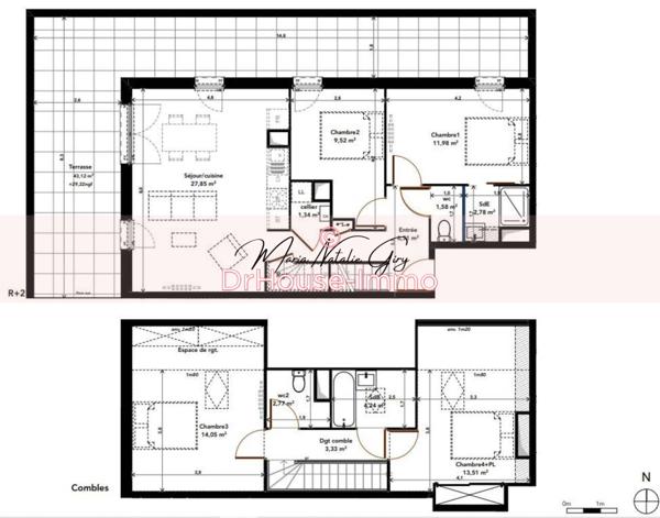 Appartement à vendre 5 pièces de 99 m²