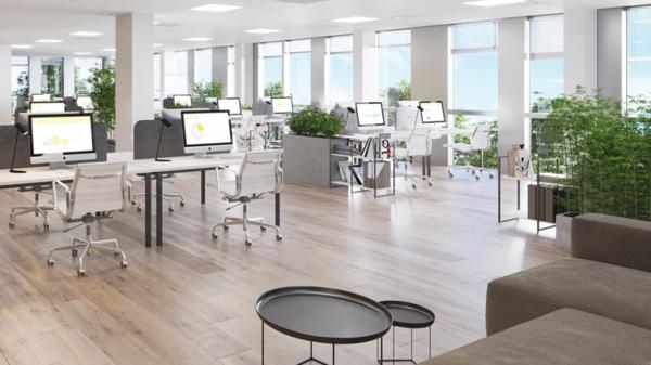Bureaux à louer ou à vendre à Nanterre avec terrasses et espaces lounge