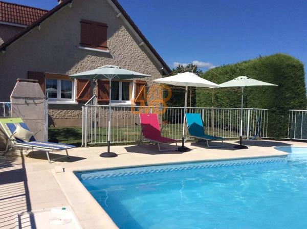 maison T7 sur sous-sol avec piscine sur 1653 m² de terrain clôt