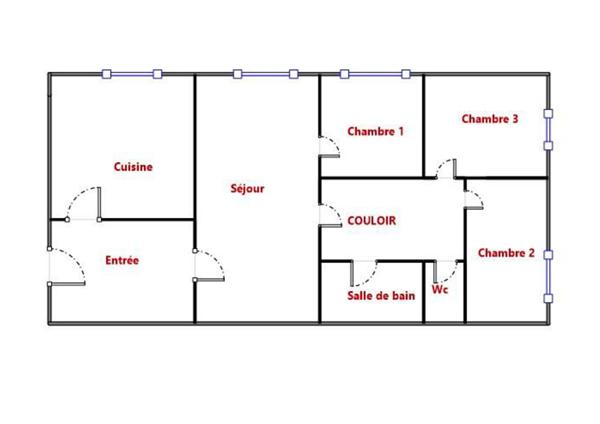 Appartement 4 pièces à vendre à La Garenne-Colombes 518 000 € **  - Référence  549CLR