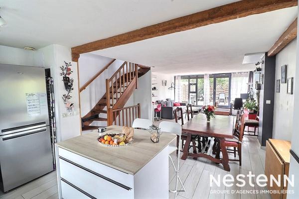 MAISON 6 PIECES 4 CHAMBRES DE 102m², TERRASSE, GARER RER D A 5 MINUTES A PIEDS, SECTEUR CANAL A EVRY COURCOURONNES