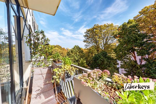 SAINT-CLOUD – 3 PIÈCES DE 84 M² – CALME, SANS VIS-À-VIS – DEUX BALCONS – CAVE