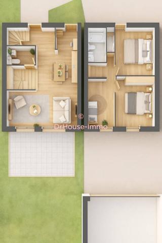 Appartement à vendre 3 pièces de 66 m²