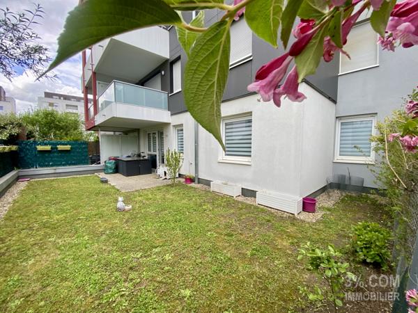 3%.COM - À LINGOLSHEIM - Appartement de 3 pièces de 63,58m² hab, 1 jardin, 1 terrasse, 1 place de parking Lingolsheim (67380)